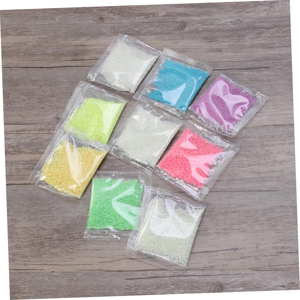 BESTonZON Accessories Luminous Powder Sand Decorations Luminous Gravel for Fish Colors Glow Dark