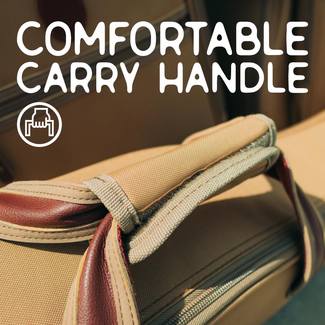 Levy's Leathers 200 Series Classical Guitar Gig Bag – Lightweight, Padded, and Durable Soft Case for Full-Size Classical Guitars (LVYCLASSICGB200)