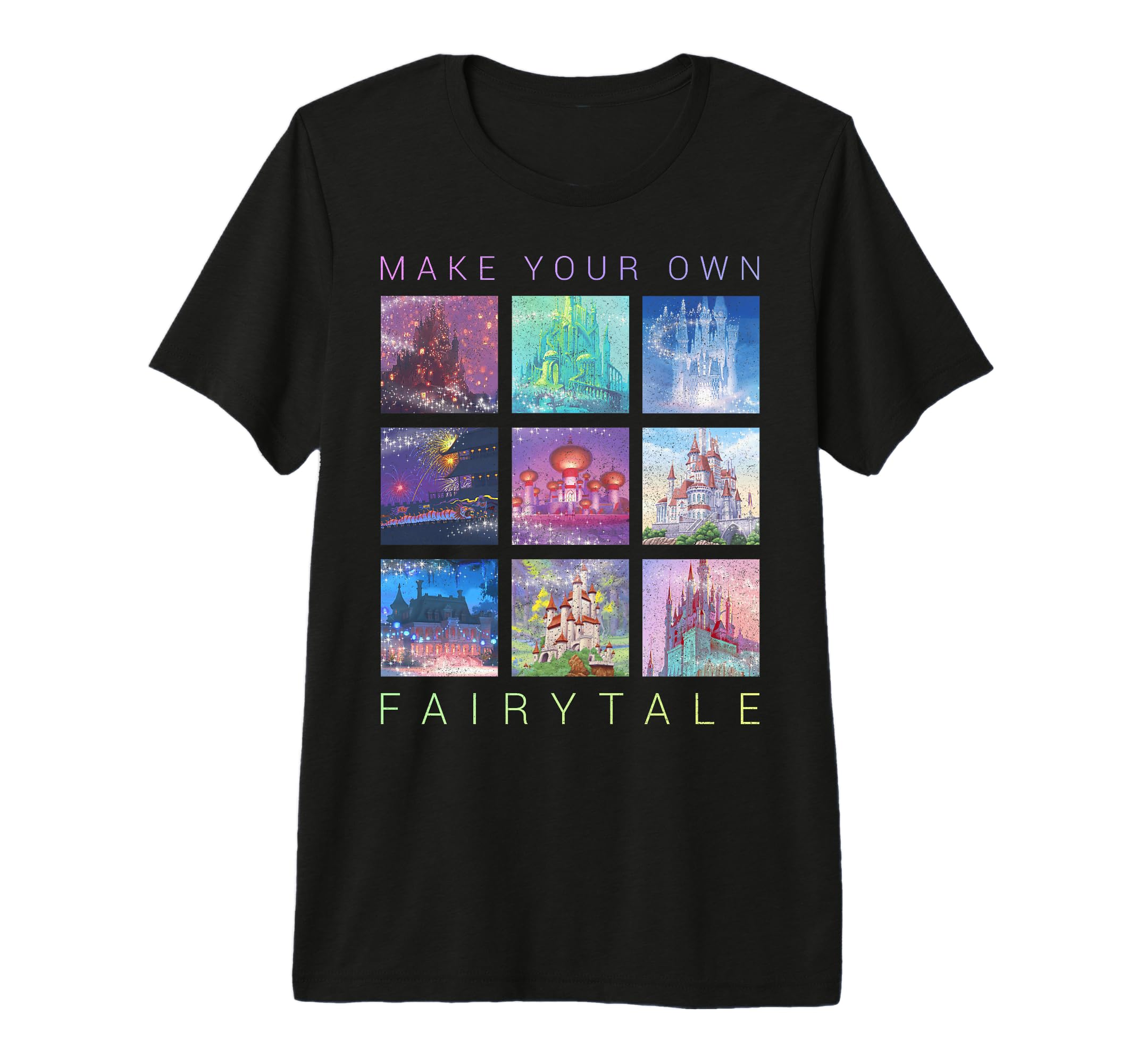 T-shirt Disney Princess Castles cadeau d'anniversaire original pour fille