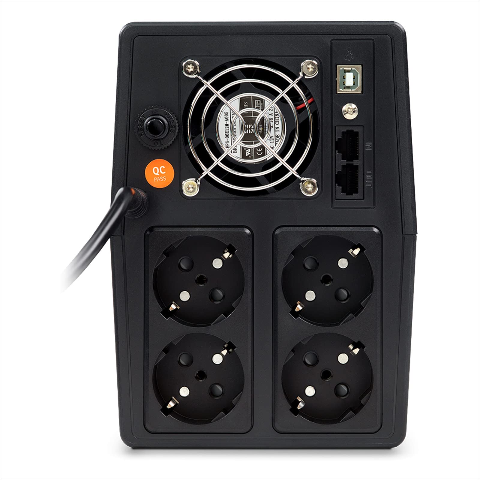 nJoy Horus Plus 2000 VA, Grupo de continuidad Line Interactive UPS, 1200 W, Pantalla LCD, Pantalla Táctil, AVR, USB, 4 Salidas Shuko, Rj11 RJ45 in/out, 2 Baterías 12V 9Ah, 182 x 130 x 320 mm