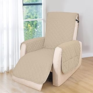 リクライニングチェアカバー 肘付き ソファカバー 1人 リクライニングカバー 北欧 ソファーカバー 1人掛け ソファーシーツ 防水シート 肘あり ソファー カバー 犬猫対策 ソファシーツ 爪とぎ防止 柔らかい カーキ S