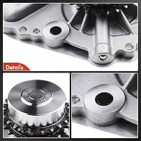 Vista 7 de A-Premium Bomba de agua del motor con junta [DOHC, 6 cilindros 2.7L] Compatible con Chrysler & Dodge, se adapta a 300, Concorde 98-04, Intrepide