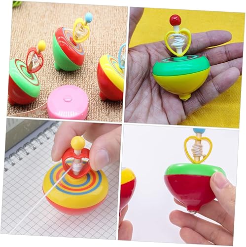 3pcs Creative Pulling String Gyro Toys Fun and Engaging Boy Girl Gyro Playthings for Interactive Parent-boy Girl Bonding Safe Quality Material Assortment