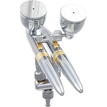 Harder & Steenbeck Airbrush Kit - Evolution CRplus Twin-Action - German-Engineered Dual Action Painting Set with Gravity Feed - 0.4mm and 0.6mm Self-Centering Nozzle - 126304
