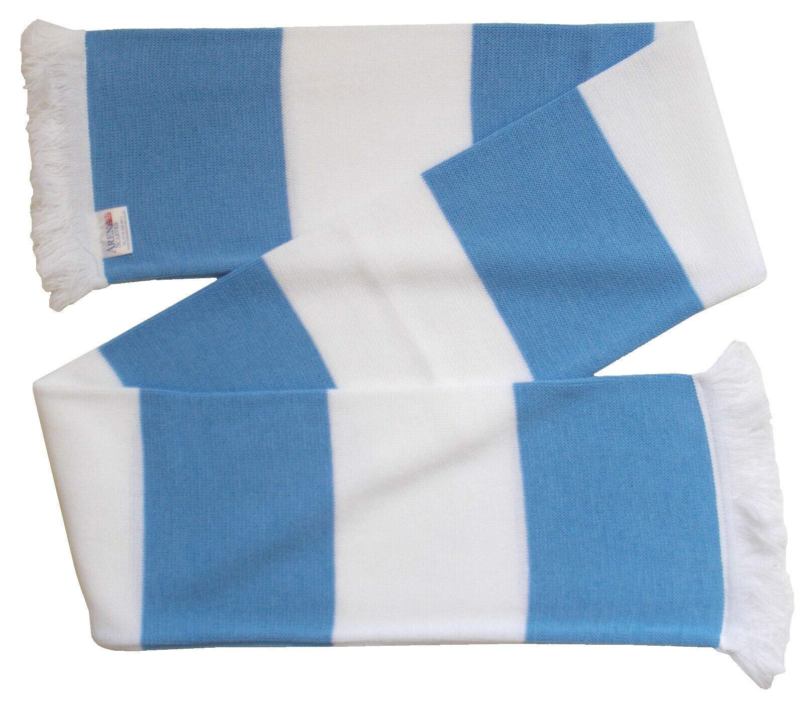 Arena Scarves Coventry City Fans Sky and White Traditional Bar Scarf