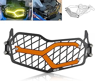 Motorrad Lampenschirm Gitter Lampenschirm Für F850GS A-d-ve-n-t-u-re 2018-2021(Orange)