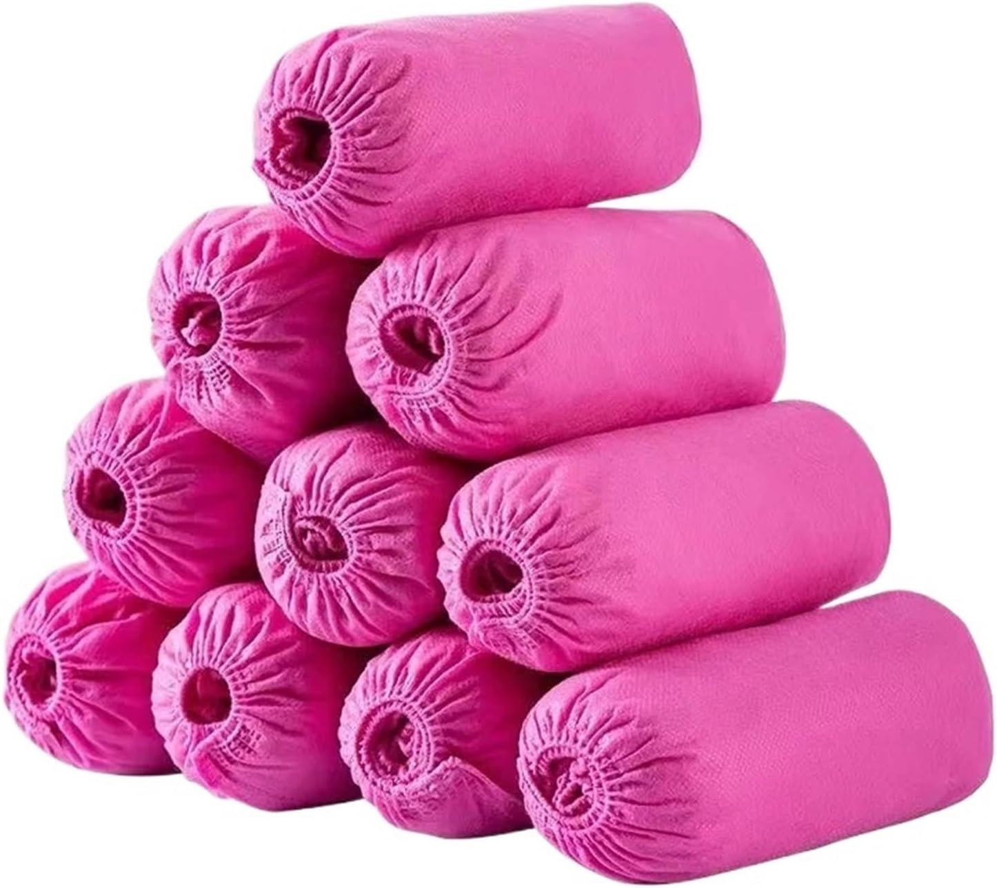 Shoe Covers Disposable Disposable Boot Shoe Covers 300 Count Foot Booties Shoe Coverings Non Slip Shoe & Boot Covers for Indoor Outdoor Home Workplace(Pink)