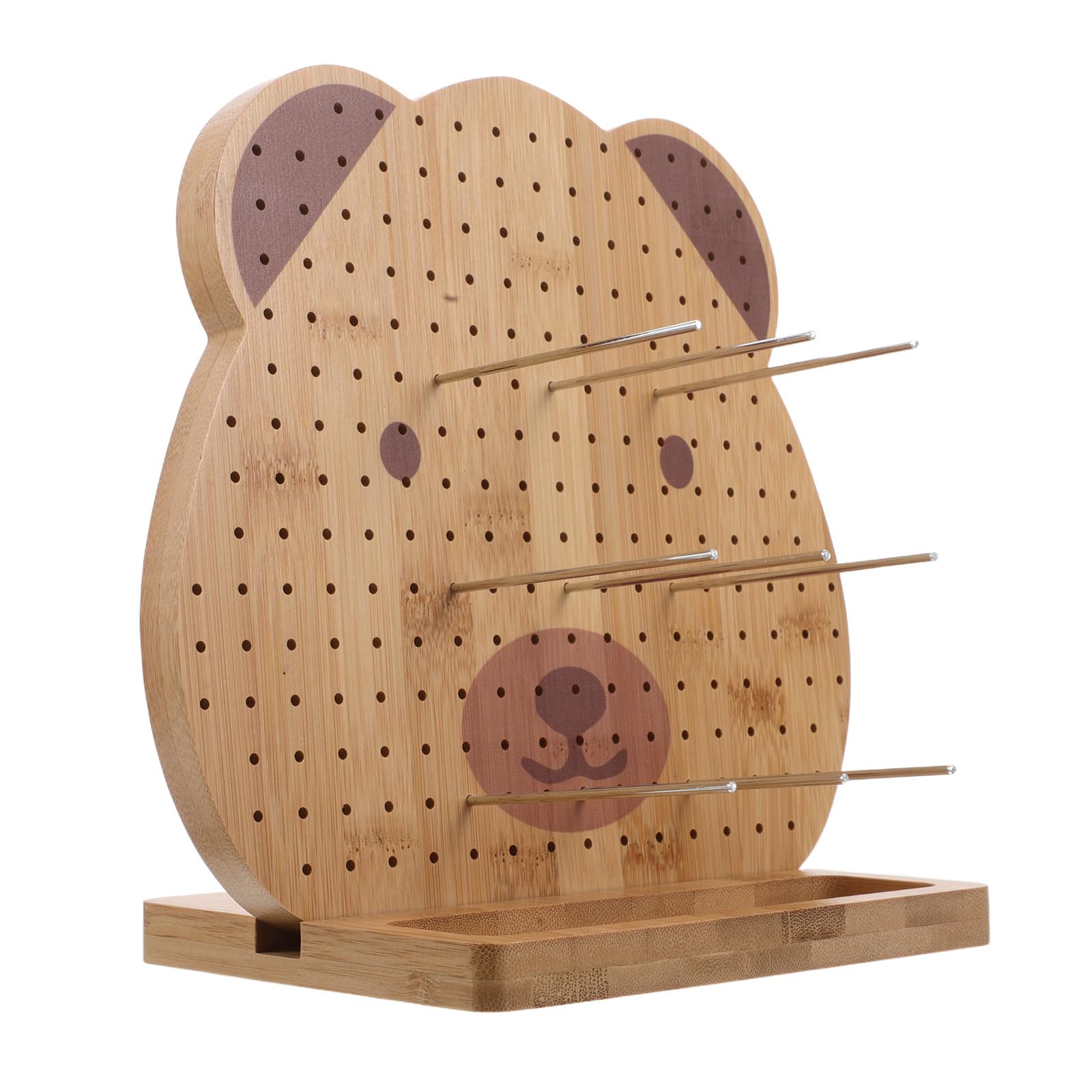 Luxshiny Tablero de Bloqueo para Crochet Herramienta Esencial con Alfileres de Madera Durable para Proyectos de Tejido y Ganchillo para Manualidades en Casa
