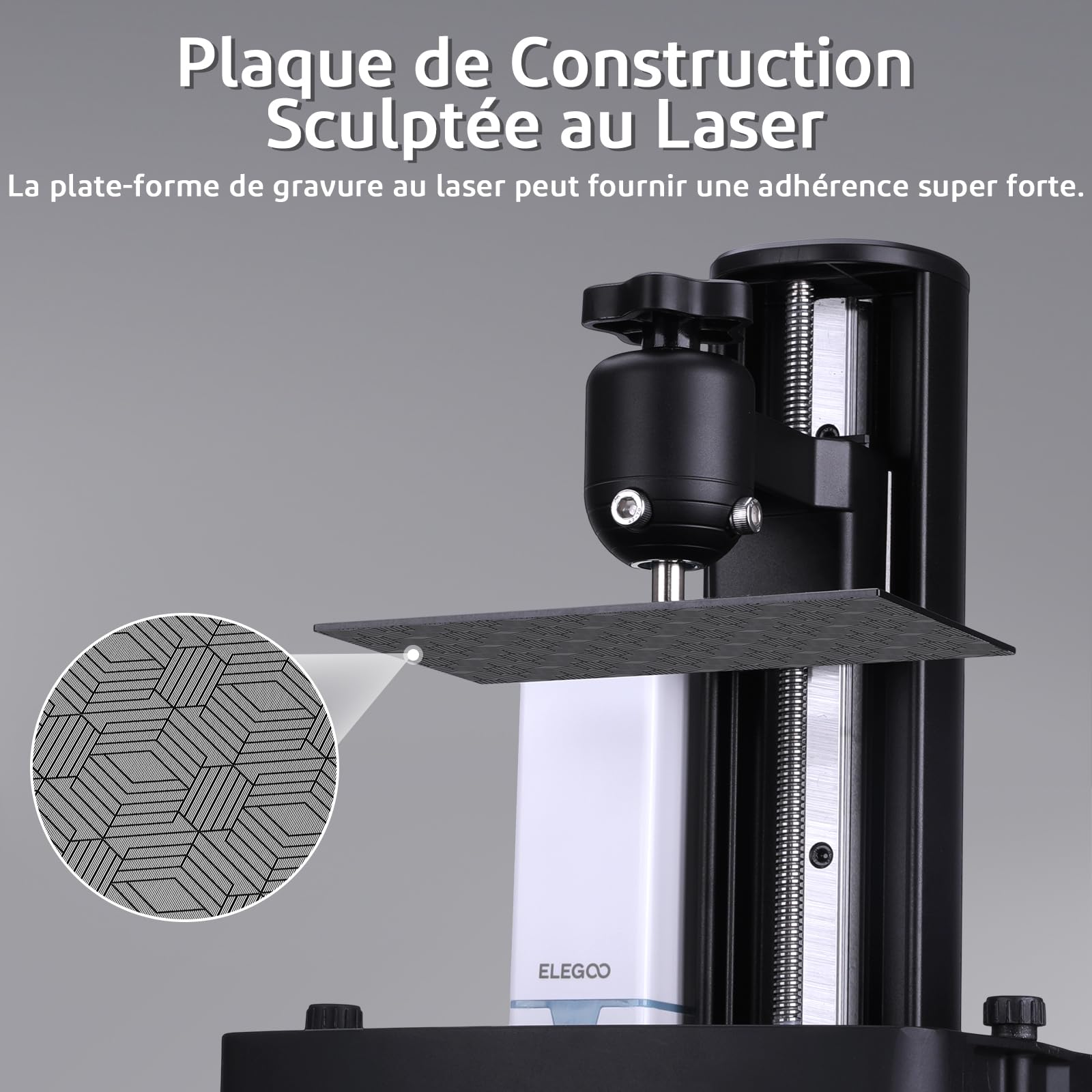 ELEGOO Mars 4 Impresora 3D, Monocromo 9K 7 Pulgadas LCD MSLA Impresora de Resina UV 3D con Purificador de Aire y Varios Modos de Impresión, Tamaño de Impresión Más Grande 153,36x77,76x175 mm³
