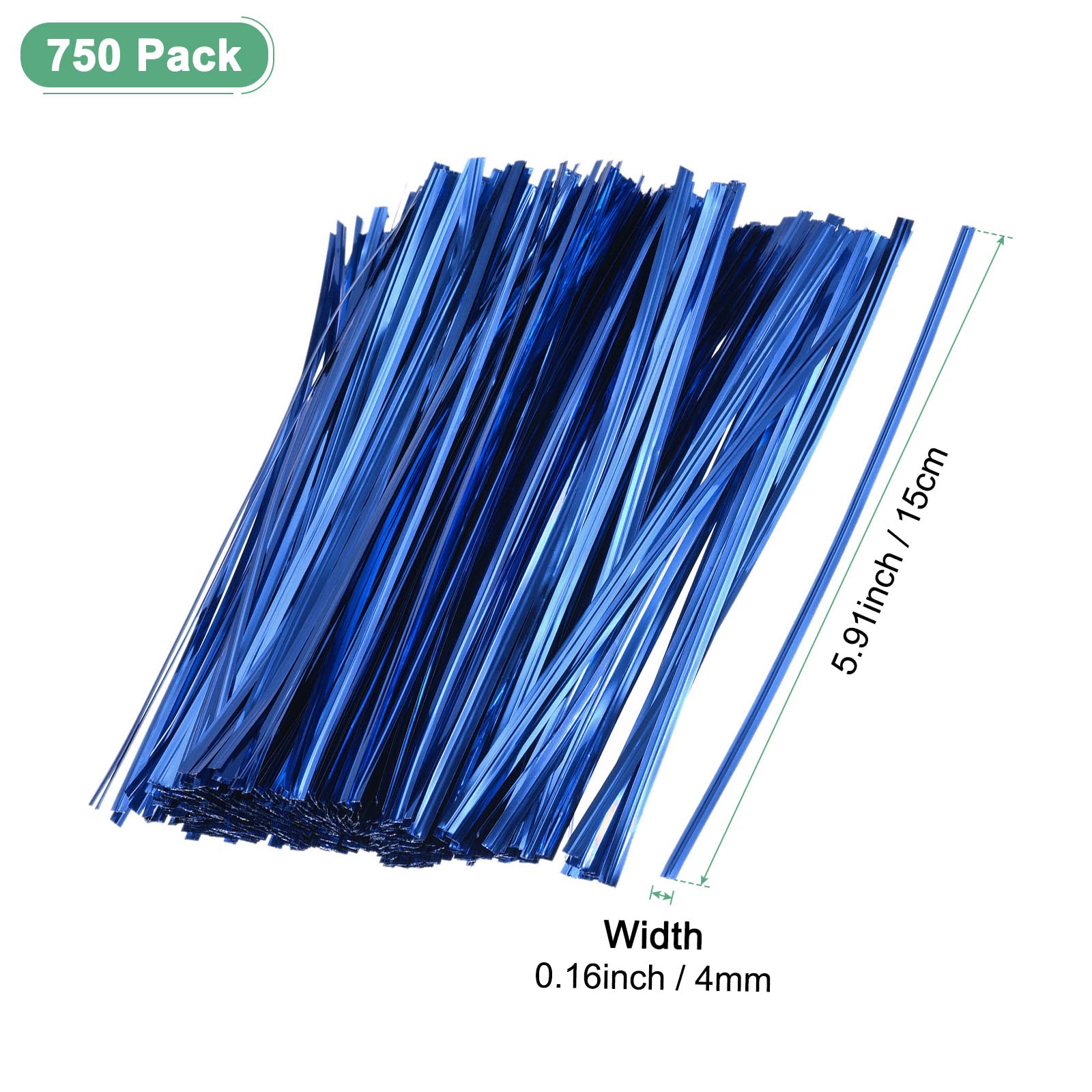 M METERXITY 750-Pack Metal Twist Ties - Image 3