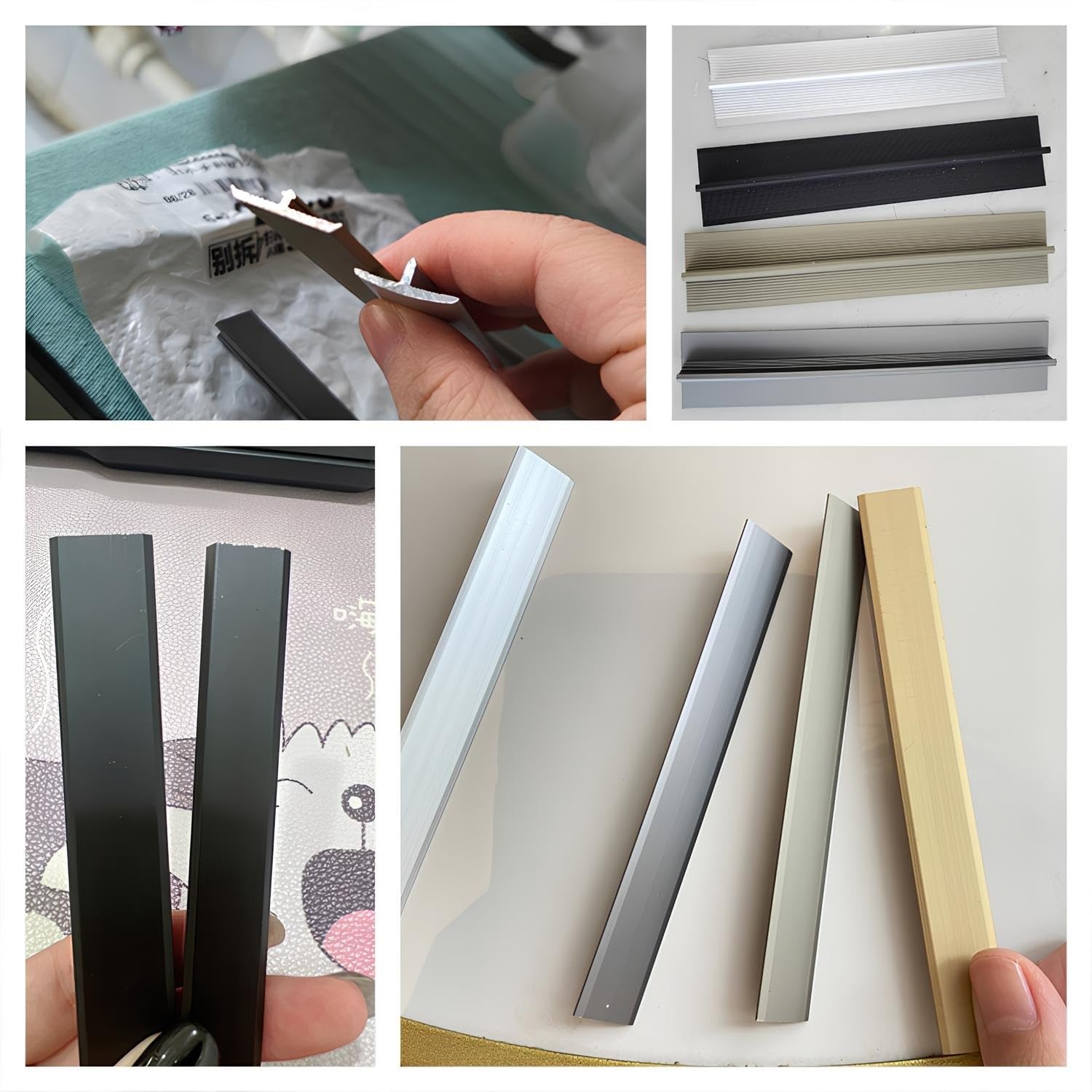 Profilé De Transition Sol En T Aluminium 90cm, Barre De Seuil Pour Porte