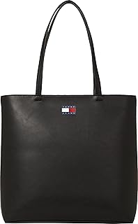 Tommy Jeans Tommy Hilfiger TJW ESS MUST TOTE Kadın Çanta, Siyah, Tek Beden