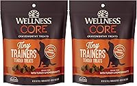 Vista 11 de Wellness CORE - Golosinas para cachorros, naturales, golosinas de entrenamiento, sin granos, carne de res Brainiac y pavo (bolsa de 6 onzas)