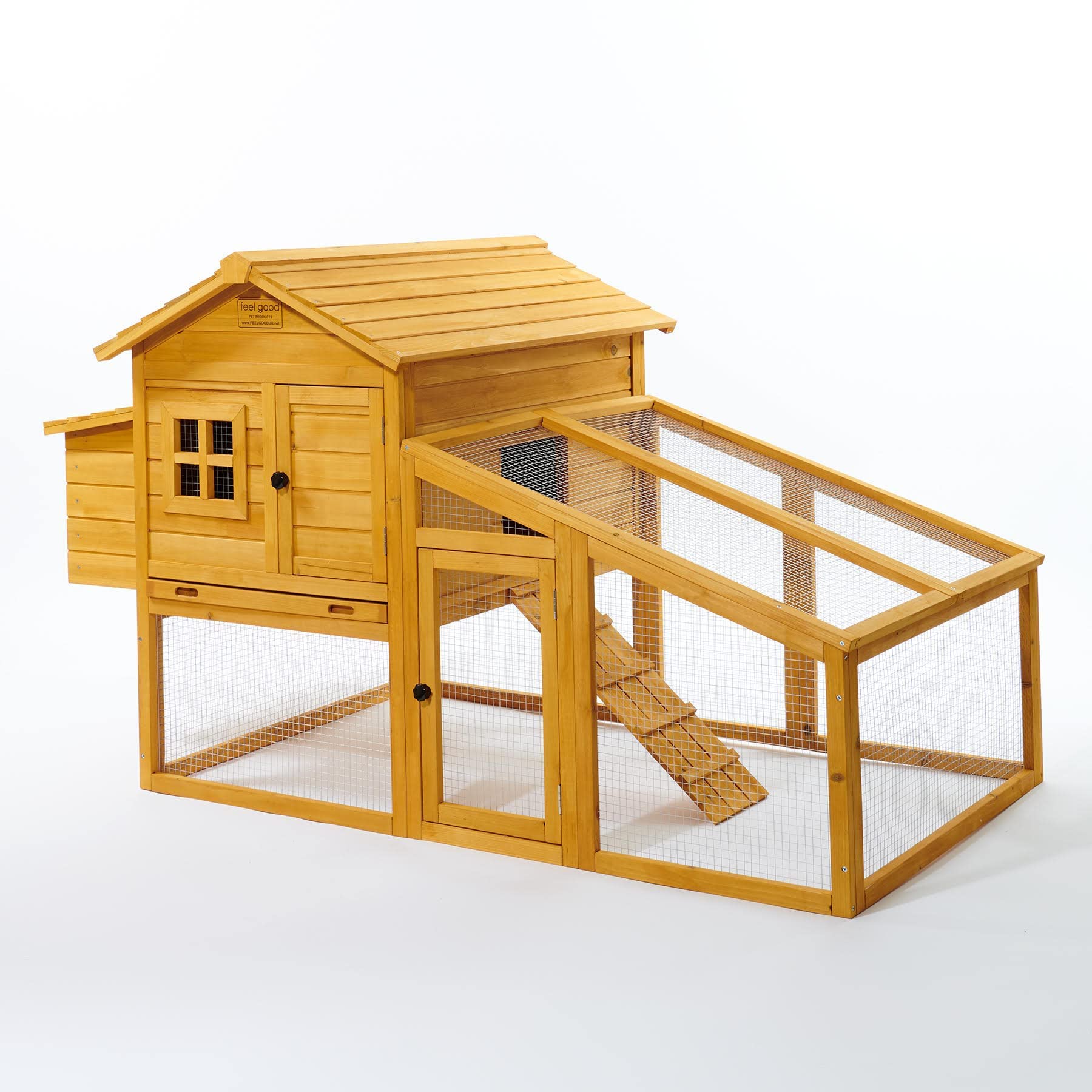 feel good Windsor Chicken Coop with Nesting Box and Outdoor Run