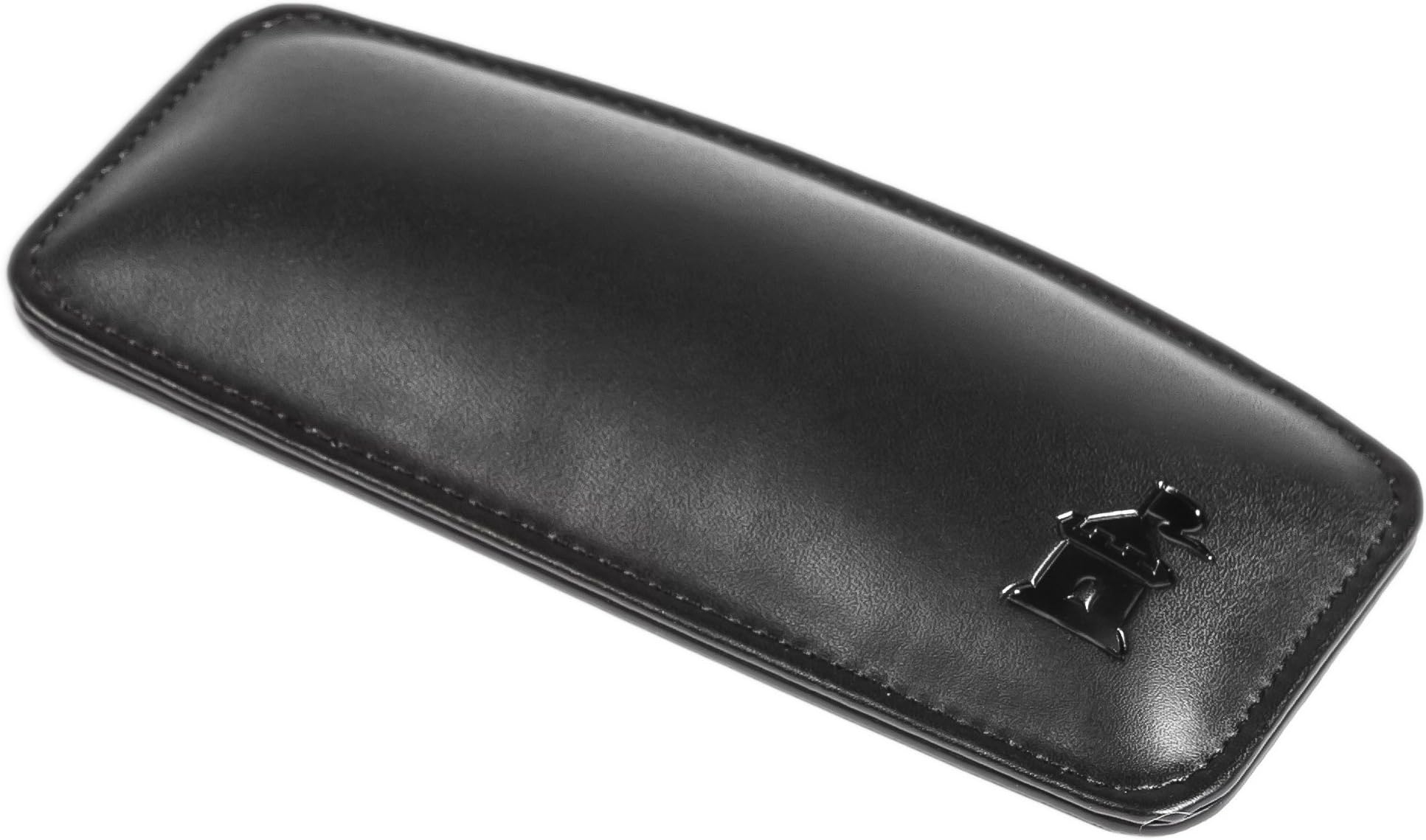 Motte by Castle – Leather Wrist Rest Cushion for Mice, Mouse Pads, and Laptops – Ergonomic Durable Wrist Pad with Anti-Slip Rubber Base (Nightfall)