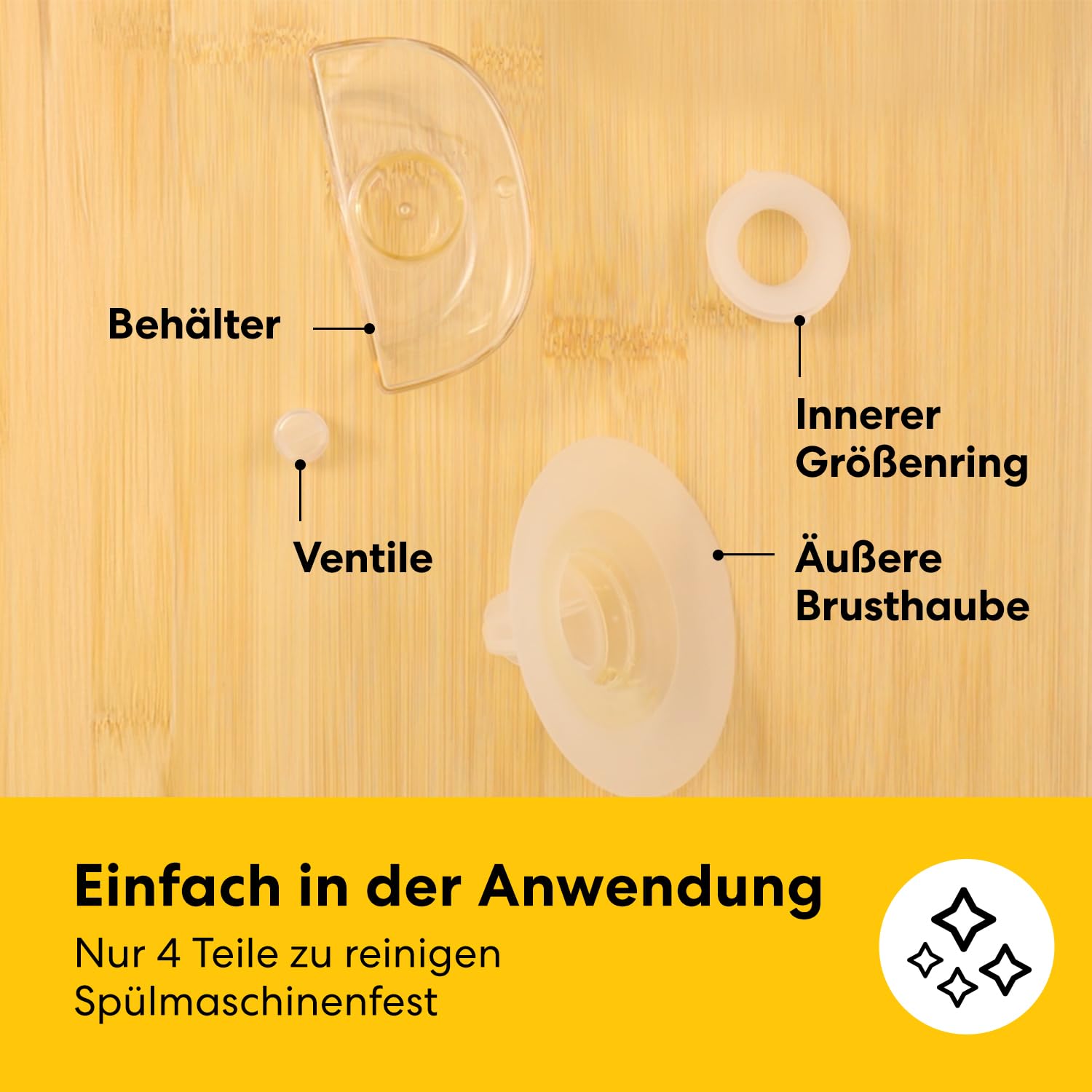 Medela Melody InBra Tragbare Einzelmilchpumpe, Hands-free, einfaches Pumpen & Aufbewahren, starke Leistung, 2 Modi & 9 Vakuumstufen, Brusthauben aus weichem Silikon, USB-C-Ladeanschluss
