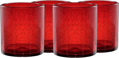 Miniatura 8 de Vasos Artland Iris, dobles y anticuados, color ámbar (4 unidades), Vidrio DOF, Ambar Claro,Verde,Rubí,Ámbar,https://www.amazon.com/dp/undefined