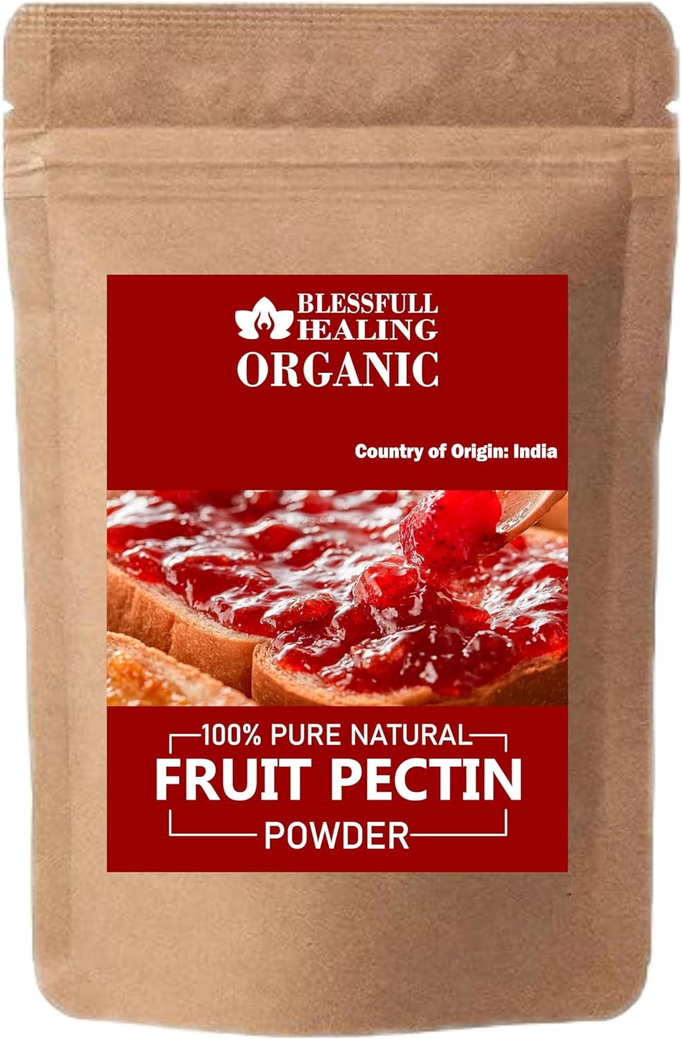 Blessfull Healing Organic Fruit Pectin Powder 100% Pure Natural 200 Gram / 7.05 oz