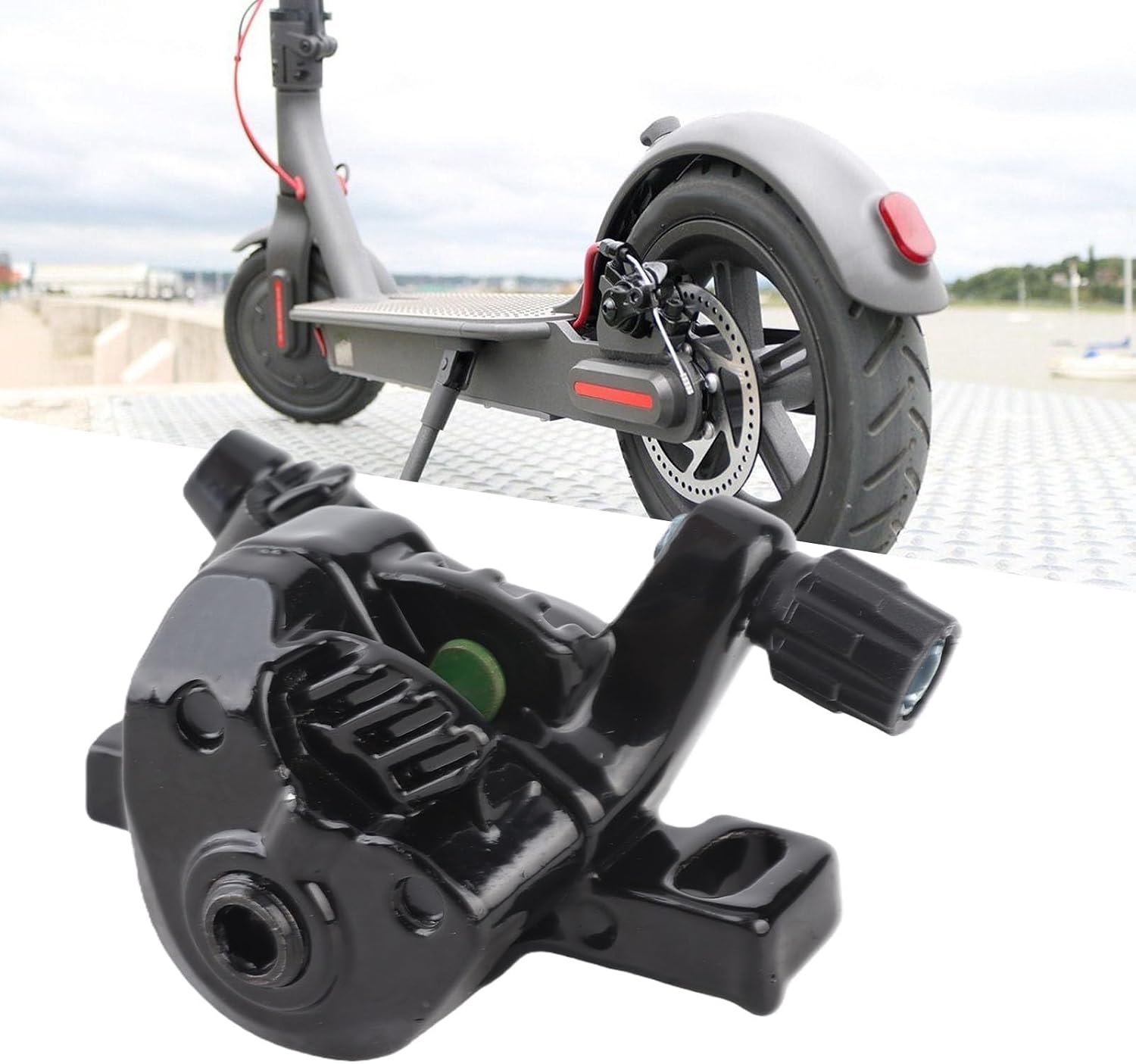 aqxreight Disc Wheel Brake Kit 110mm Rotor Replacement Compatible with XIAOMI Mijia M365/Pro Electric Scooter