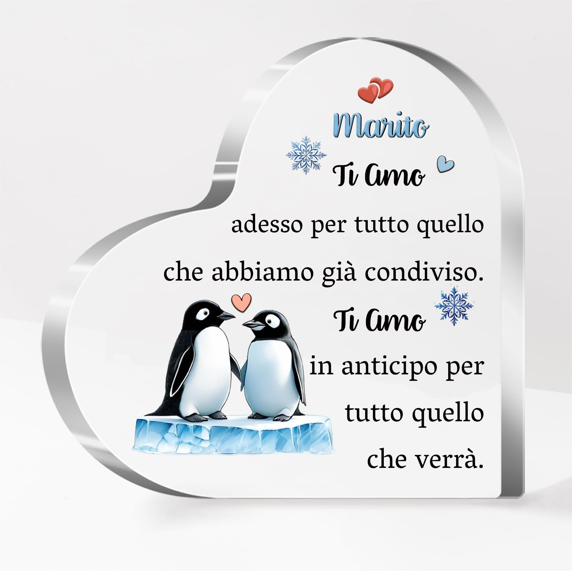 Set Targa E Portachiavi Anniversario Matrimonio - Acrilico, Regalo Romantico Coppia