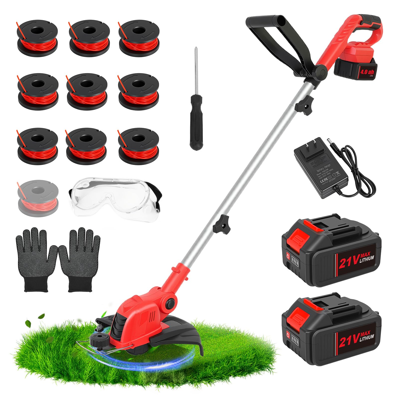 ALSO GO 21V Weed Wacker