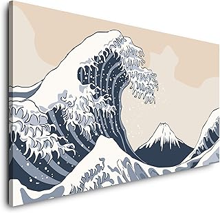 Paul Sinus Art Quadro Giapponese 120 x 60 cm Panorama Immagine XXL Formato da Parete Soggiorno Soggiorno Soggiorno Decorazione di Stampe artistiche