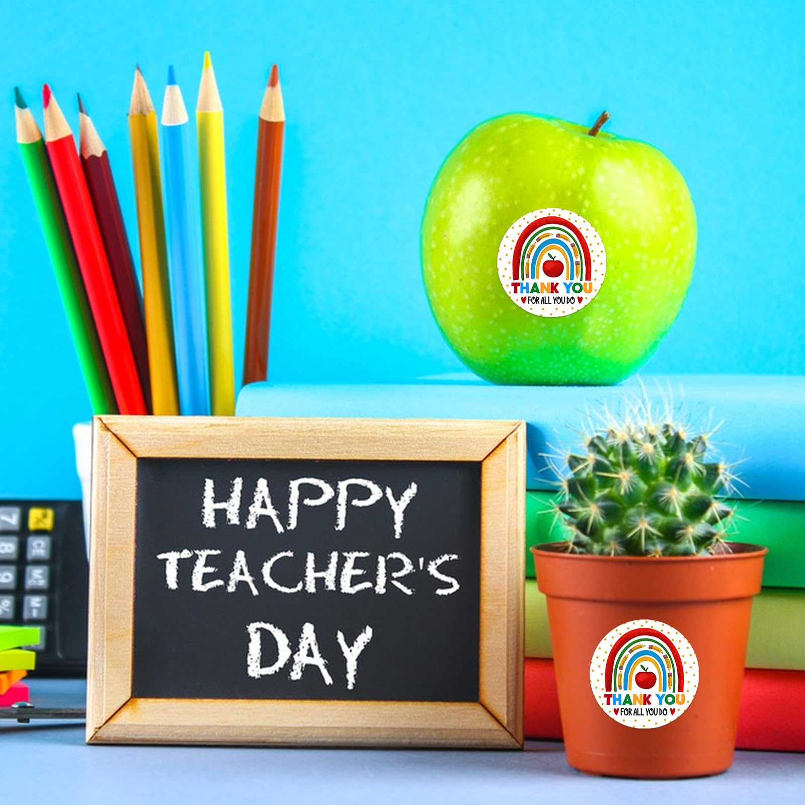 Snapklik.com : Teacher Appreciation Gifts Stickers - Thank You Teacher ...