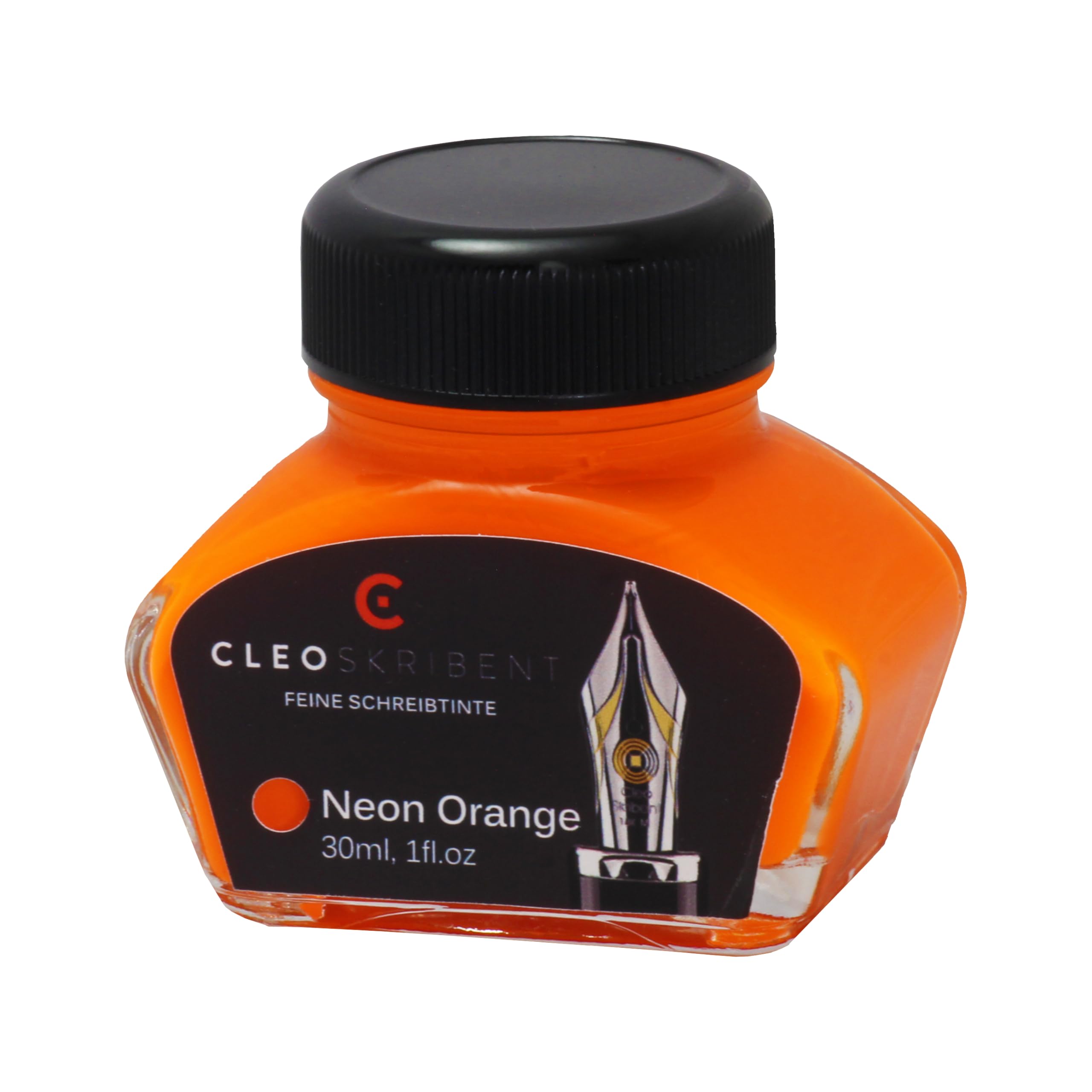 Cleo Skribent Neon Orange Fountain Pen Ink Bottle | 30ml : Amazon