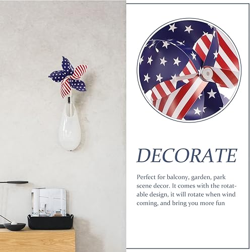 Miniatura 7 de Didiseaon 12 piezas de decoraciones patrióticas para el Día de los Caídos del 4 de julio, estacas patrióticas de jardín, regalos de fiesta del 4 de