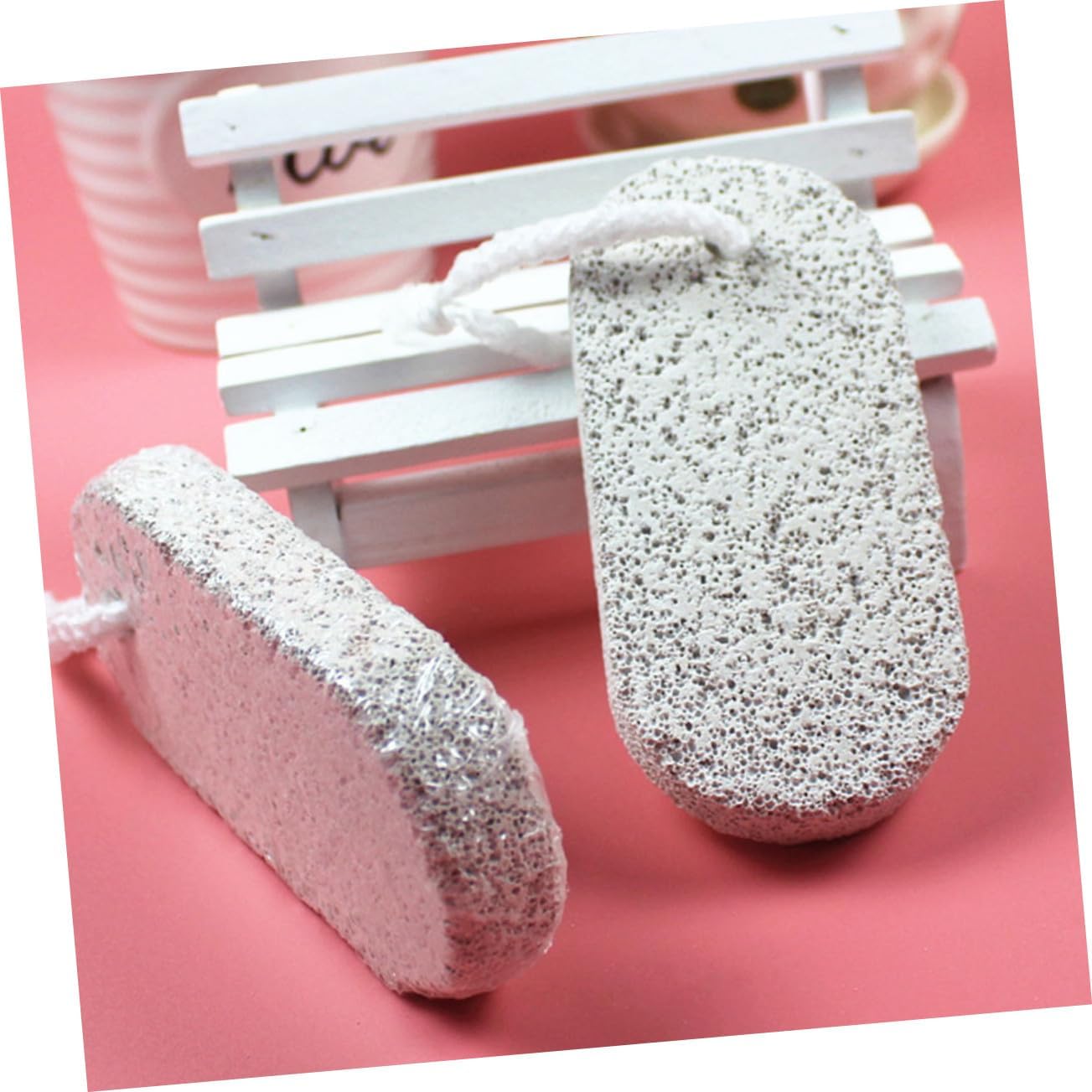 20PCS Volcanic Pumice Stones Foot Care Exfoliating Pedicure Tool for Dead Skin Callus Removal Reusable Comfortable Household Foot Files for Smooth Heels and Cracked Skin
