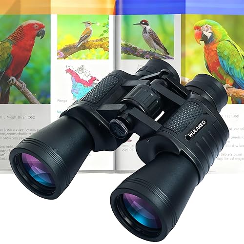 30x50 High Powered Binoculars for Adults, Waterproof Compact Binoculars with Low Light Vision for Bird Watching Hunting Football Games Travel Stargazing Cruise, Christmas Birthday Gifts for Men
