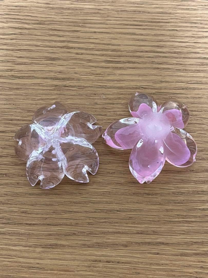 お箸置き　桜　玻璃の匠【新品】 Amazon.co.jp: 玻璃の匠 マルティガラス 箸置き 桜 5個 : ホーム