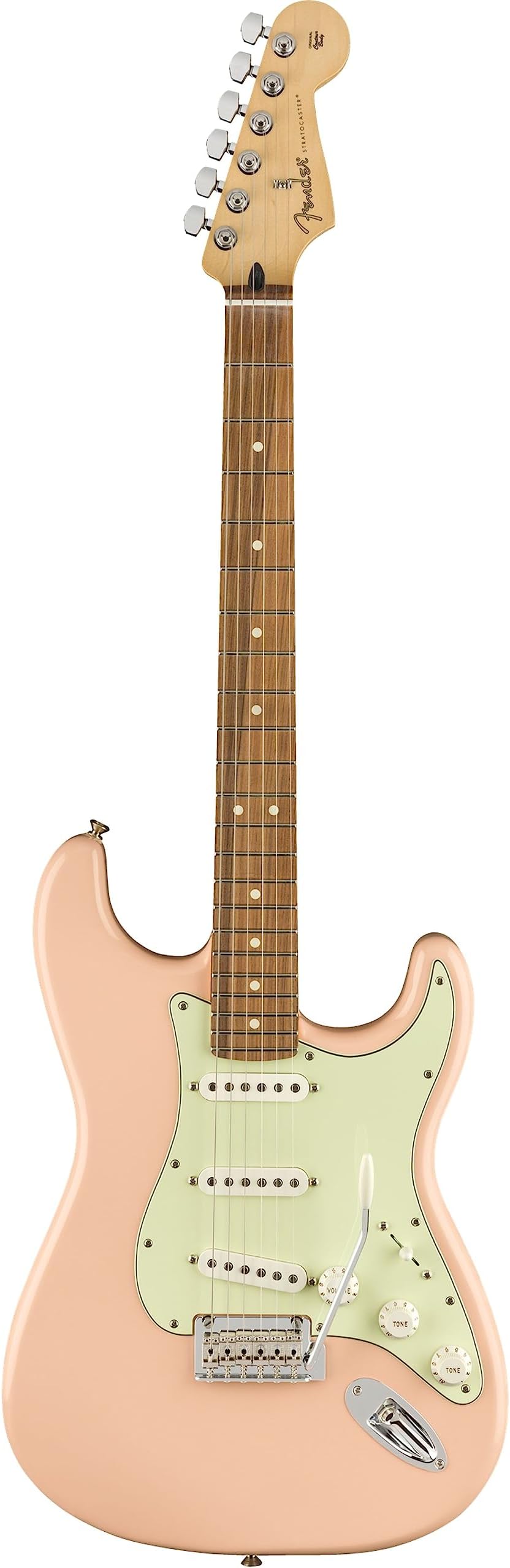 Fender Player Limited Edition Stratocaster Electric Guitar, Shell Pink, Pau Ferro Fingerboard