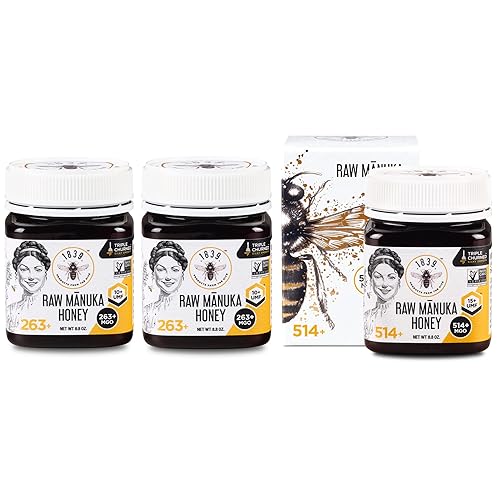 Miniatura 1 de Miel de manuka triple batida 1839, Wellness, paquete de 3