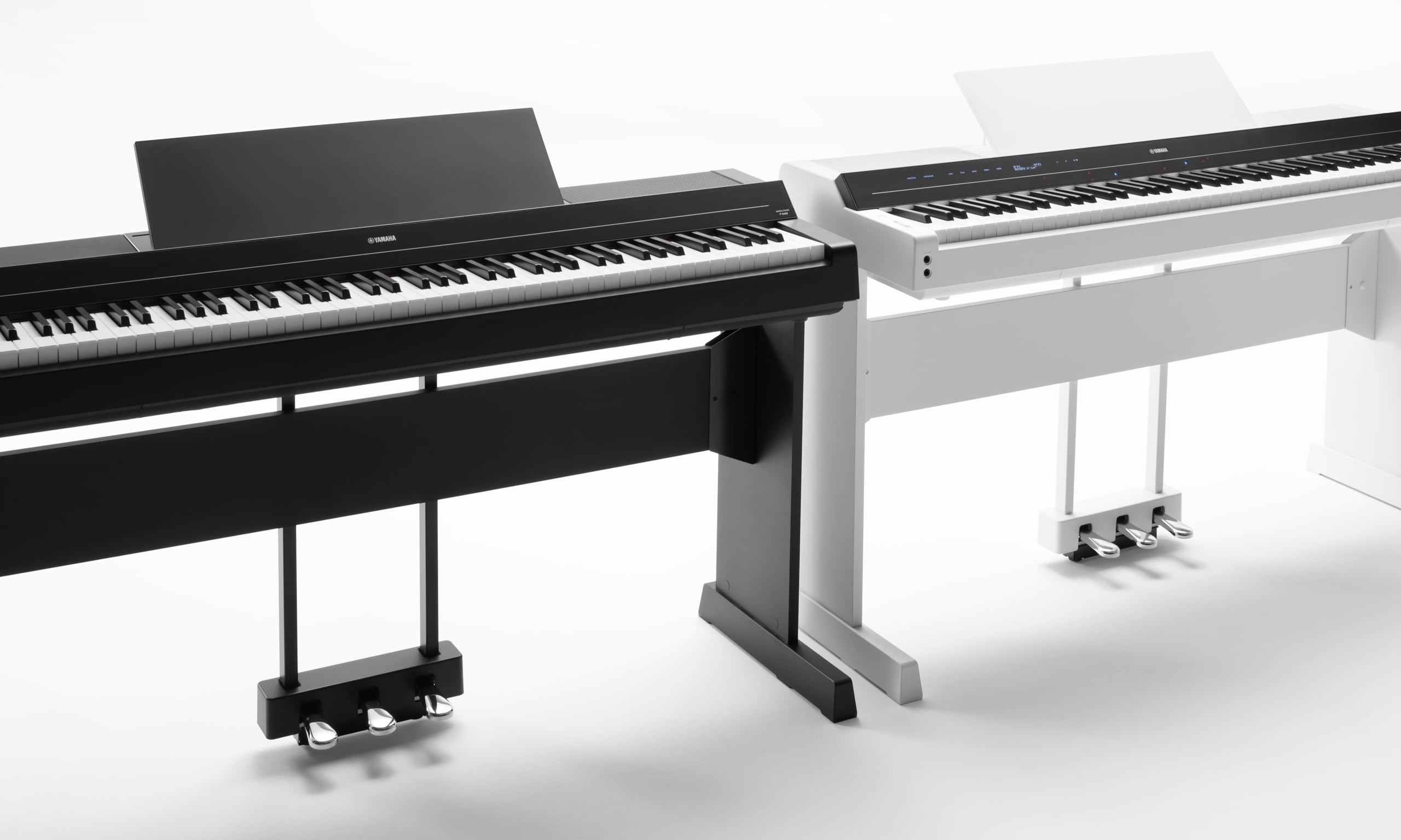 Yamaha P-S500 - Smart Digital Piano con 88 Tasti Pesati, Stream Lights, Bluetooth, VRM, 660 Voices, Audio/MIDI Recording - Bianco