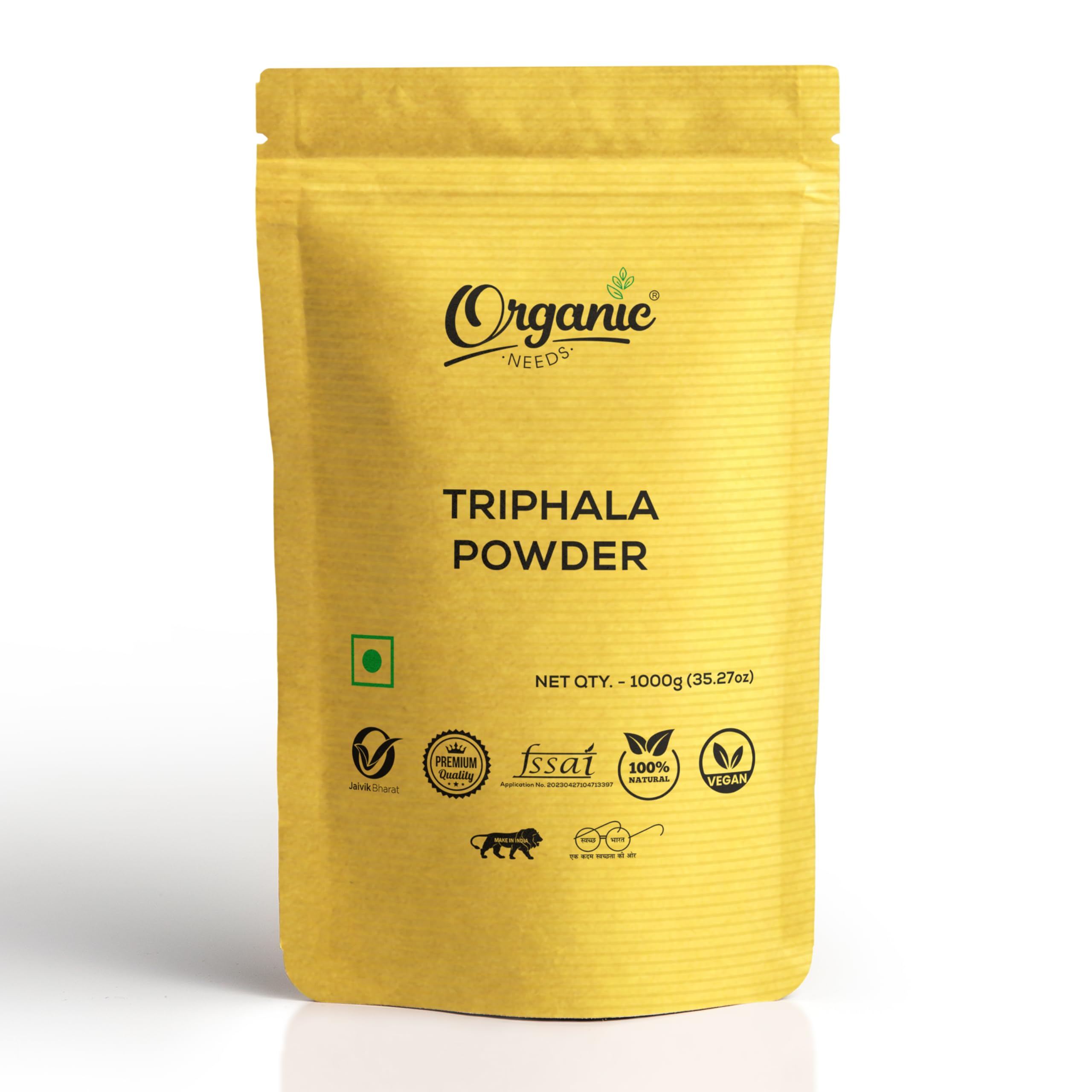 Organic needs Triphala churna powder 1:2:3 Ratio - (1 Kg) Gut Health, Constipation Relief, Triphala for Eyes | Trifala, Herbal Digestive Supplement | Triphala Powder. (B0CBVK79MX) Amazon Price History, Amazon Price Tracker