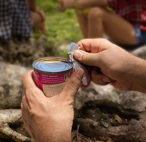 Miniatura 8 de Tapirus  Set de 5 utensilios de acero inoxidable Spork  duraderos y a prueba de óxido  cuchara, tenedor y cuchillo  para campamento, pesca, caza y