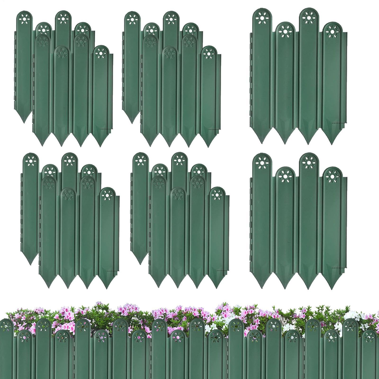 Bordures de jardin et kit de pelouse souple pour parterre et pavé