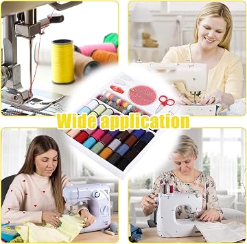 70Pcs Sewing Thread Set,64 Color Handy Polyester Sewing Threads,Cotton Thread for Embroidery and Sewing Machines DIY Craft