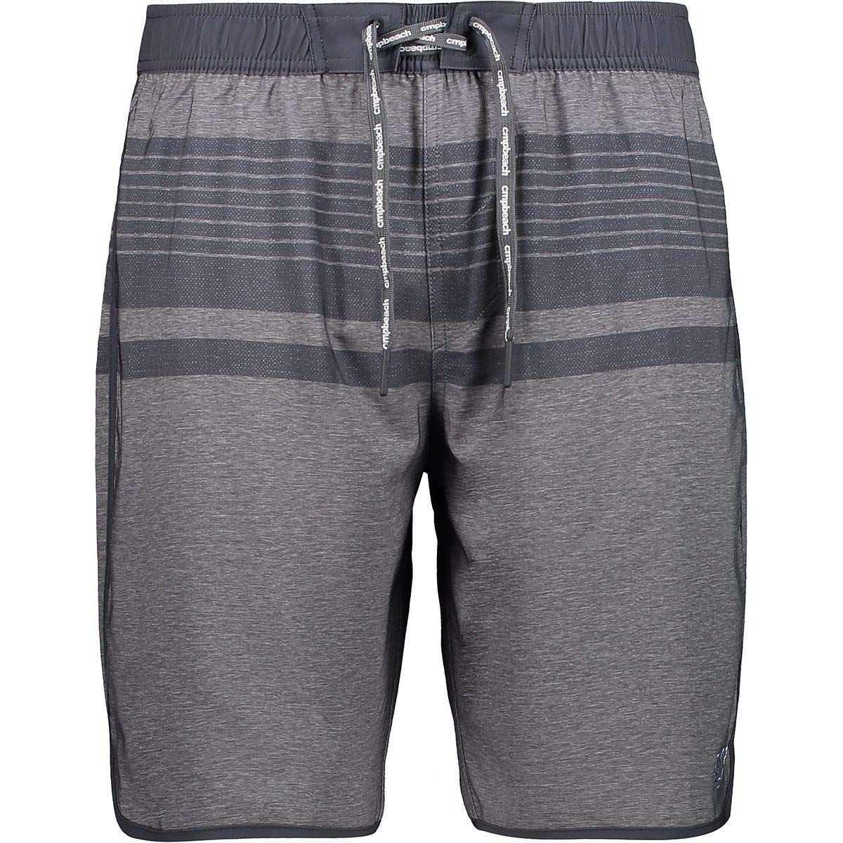 Cmp Herren Antracite Mel-Antracite Mittellanger Melange-Badeanzug Für Badeshorts