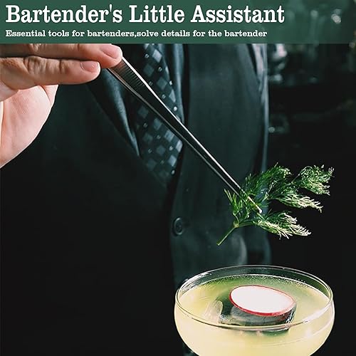 Miniatura 9 de Juego de 4 pinzas de cocina de acero inoxidable de 12 y 10 pulgadas, pinzas profesionales para cocinar, reparar, mariscos, barbacoa