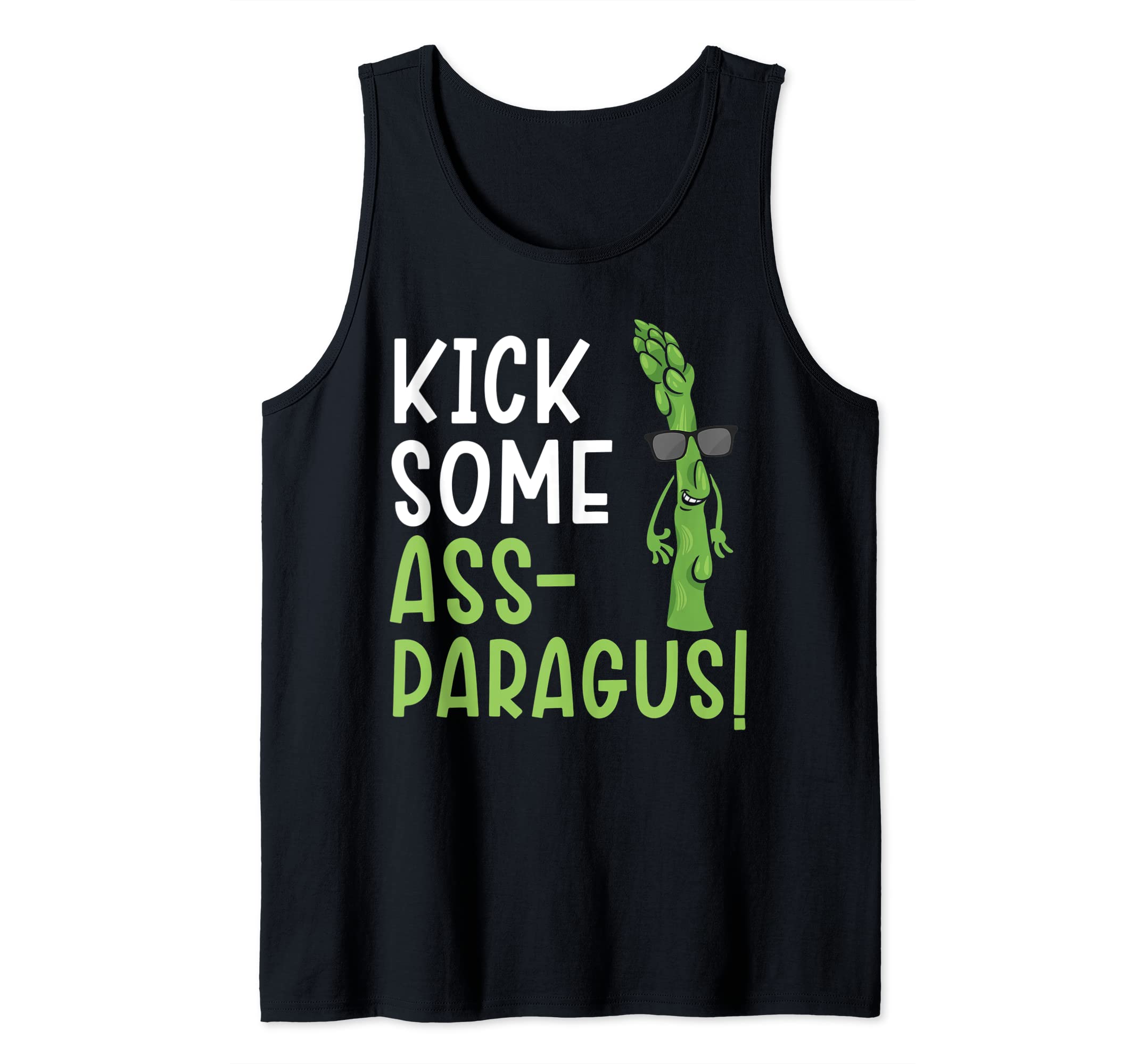 Kick Some Ass-paragus Asparagus Vegetable Vegetarian Tank Top
