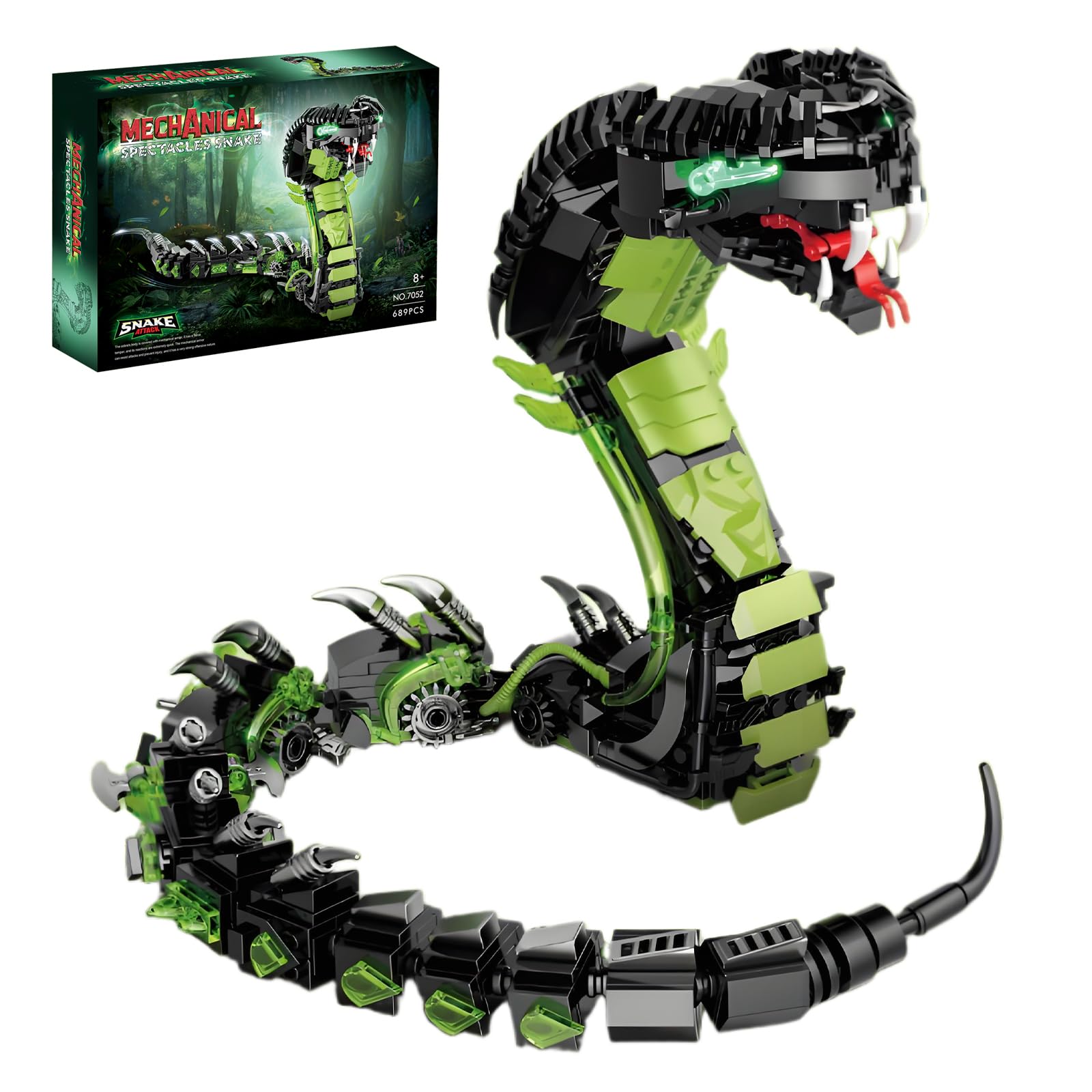 Amazon.com: HJPLPXH Mechanical Snake Building Blocks Set Creative