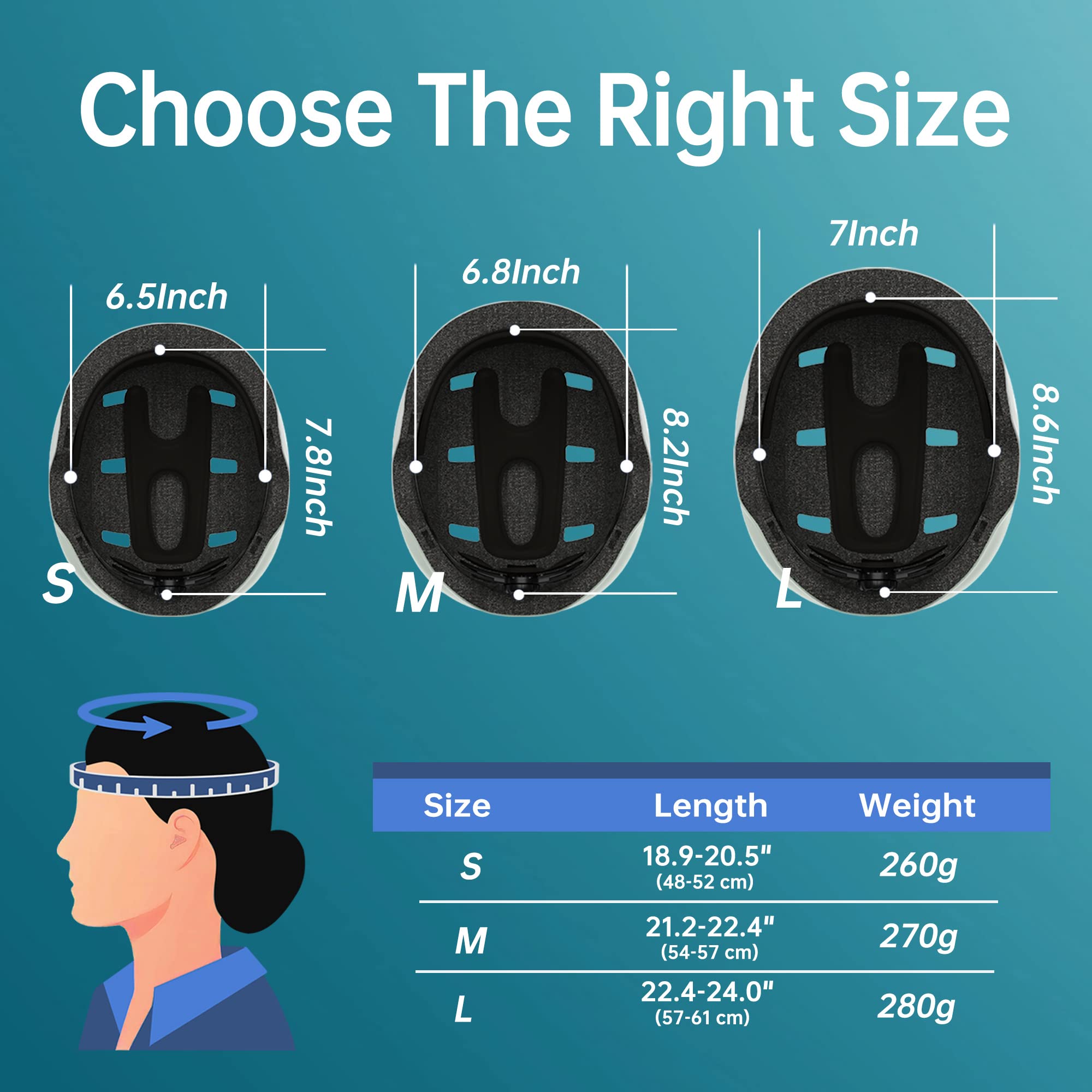 Casco de Bicicleta/Patinete Electrico Adulto, Casco Skate/Bici/BMX para Niños/Hombres/Mujeres,Ultraligero Casco Multifuncional,El Peso es Solo 260g/270g/280g