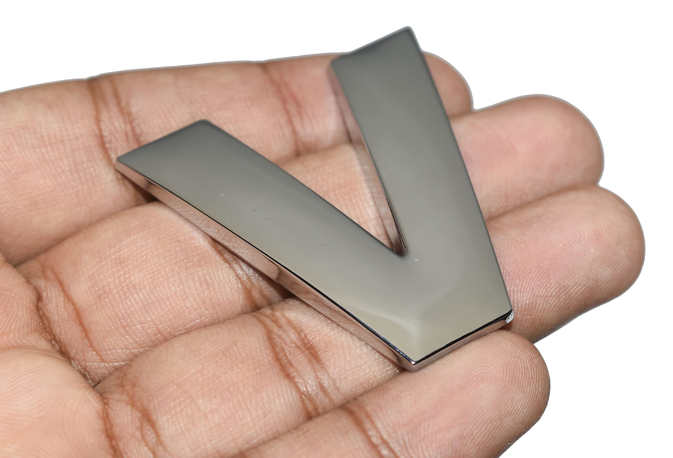 Alphabet Self-Adhesive Sticker for All Cars, Metal (V - Silver) (B09BZLSKTC) Amazon Price History, Amazon Price Tracker