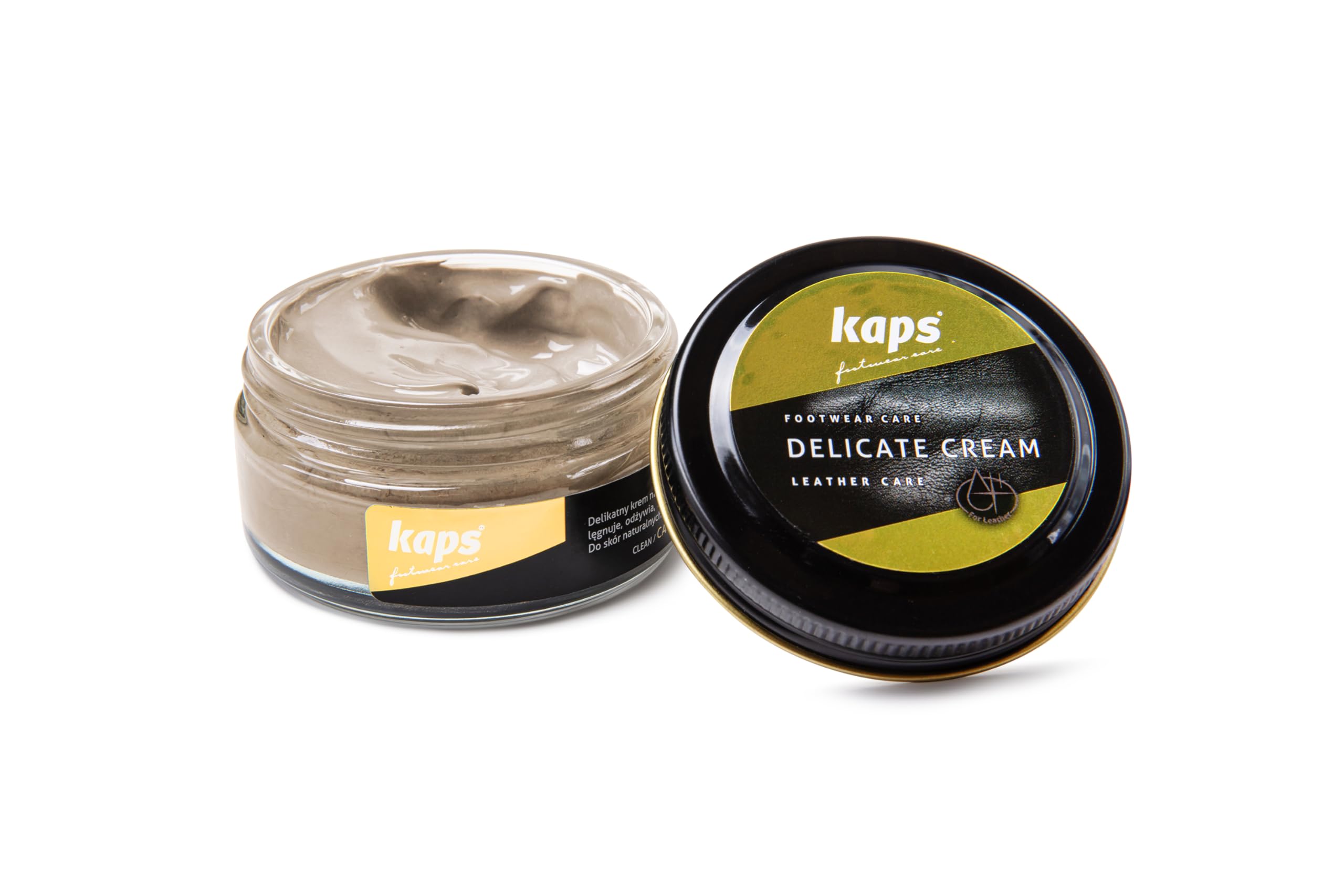 Kaps Leather Shoe Cream - Shoe Care Polish and Colour Conditioner | Refreshes Appearance | For Boots, Handbags, Furniture | Intensive Leather Care and Nourishing | 70 + Shades 50ml — view 88