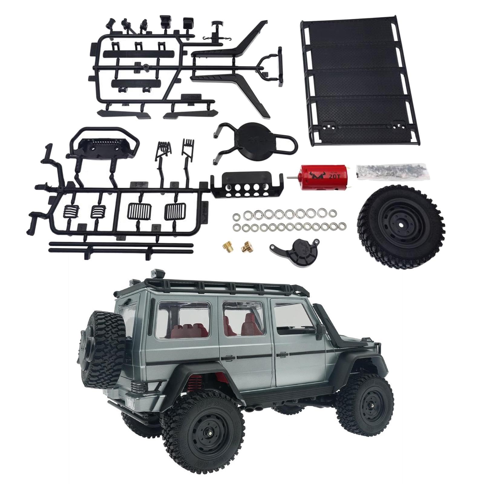 Amazon | Luzhengyang MN86 1:12スケール RCクローラーキットの強化
