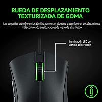 Vista 5 de Razer DeathAdder Essential Gaming Mouse: sensor óptico de 6400 DPI - 5 botones programables - Interruptores mecánicos - Puños laterales de goma