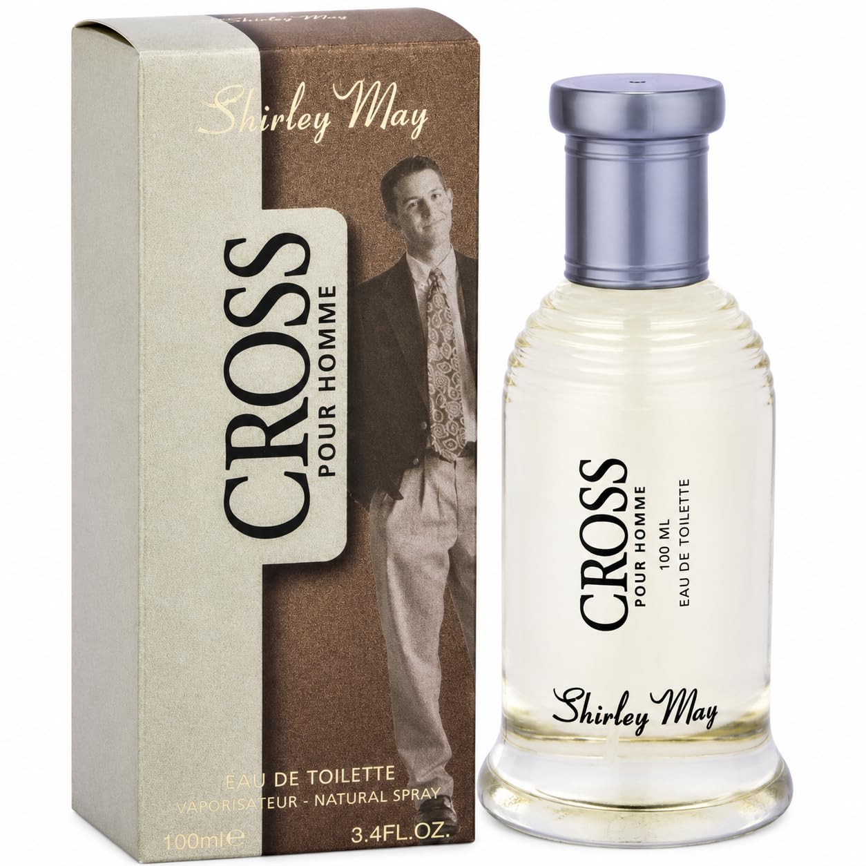 Shirley May Cross EDT 100 ml for Men | Long Lasting Citrus Aromatic Perfume | Fresh Fruity Woody Fragrance | Premium Imported UAE Perfume-picture-25