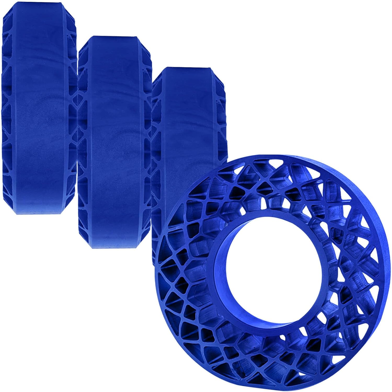 RC 1.9" Wheel Tires Waterproof Silicone Tire Insert for 1/10 SCX10 90046 AX103007 SCX10 II SCX10 III TRX4 TRX6 Gen7 8 D90 VS4-10 MST CFX,Silicone Fit Inner Filler Upgrades Part.(Navy Blue)
